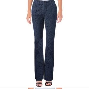NYDJ Slimming Velvet Jacquard Jeans, Flocked